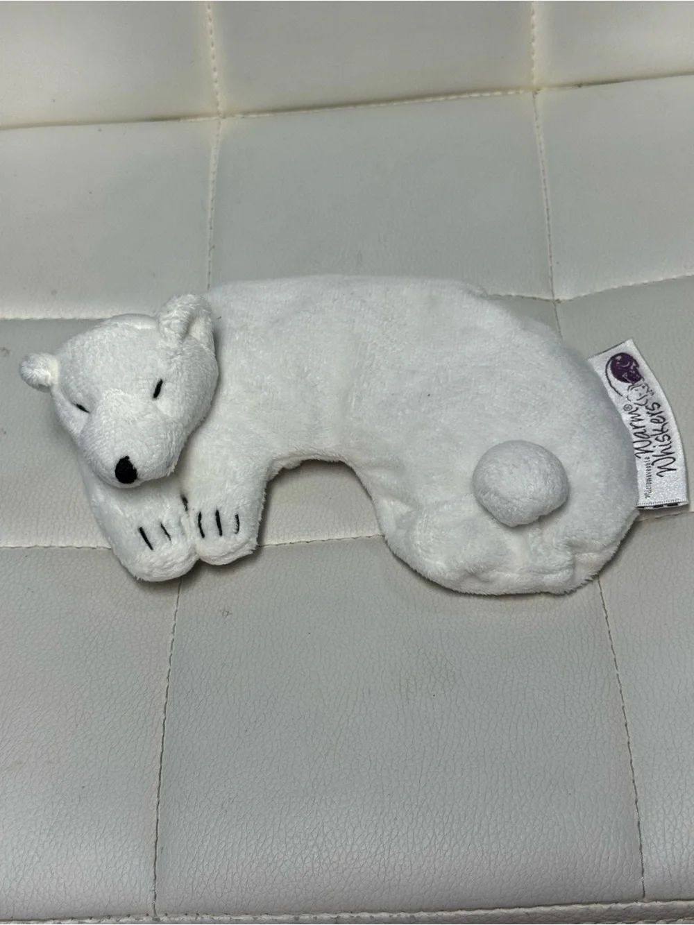 Warm Whiskers Microwavable Polar Bear Heat Cold Aromatherapy Plush Stuffed
